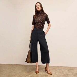 NWT!! MM LAFLEUR The Jax Turtleneck Top Printed Jersey Autumn Floral X-Large